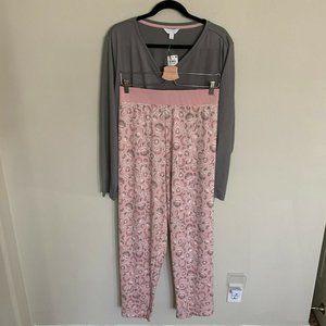 NWT! Charter Club Sz Soft Knit Henley Top PJ Set